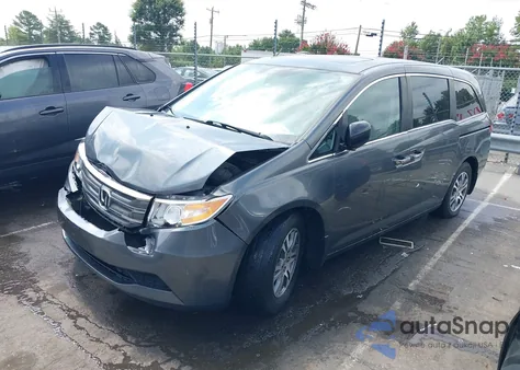 2013 Honda Odyssey Ex-L z USA, uszkodzony, nr VIN 5FNRL5H63DB003406